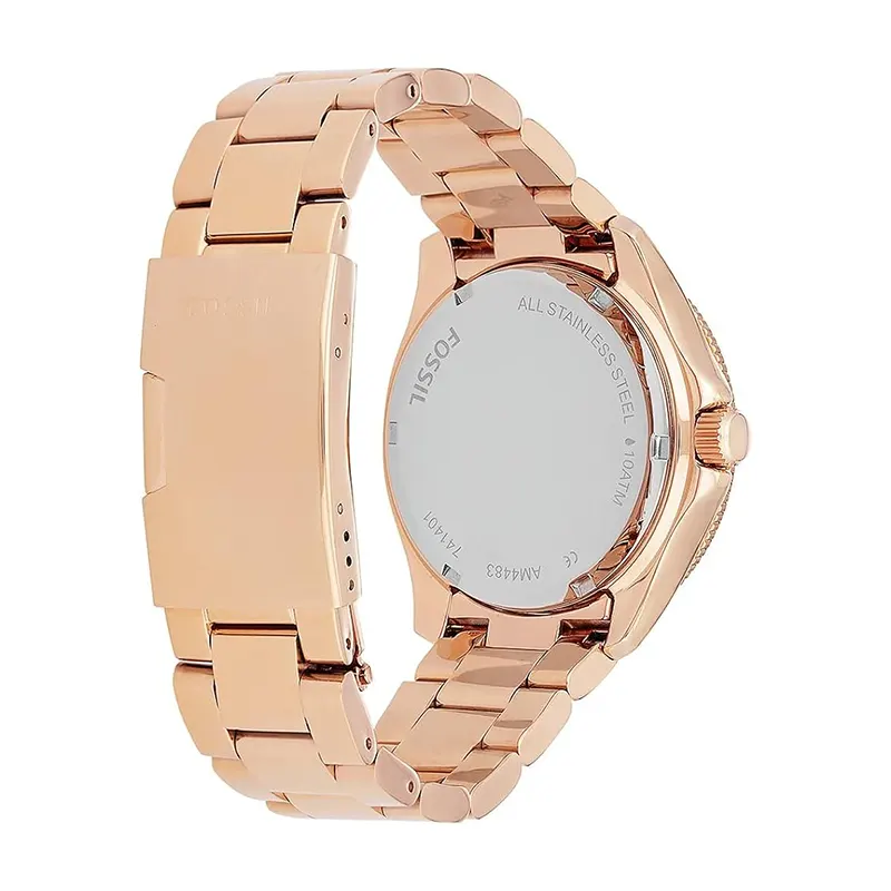 Fossil Cecile Multifunction Rose Gold Ladies Watch- AM4483